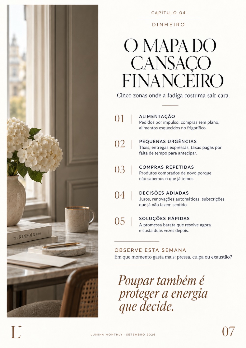 O mapa do cansaço financeiro