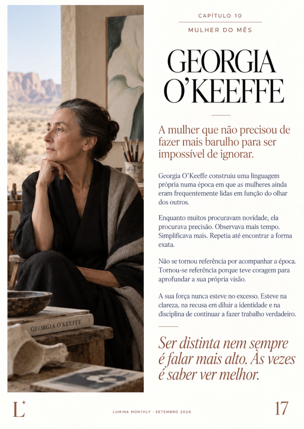 Mulher do mês — Georgia O’Keeffe