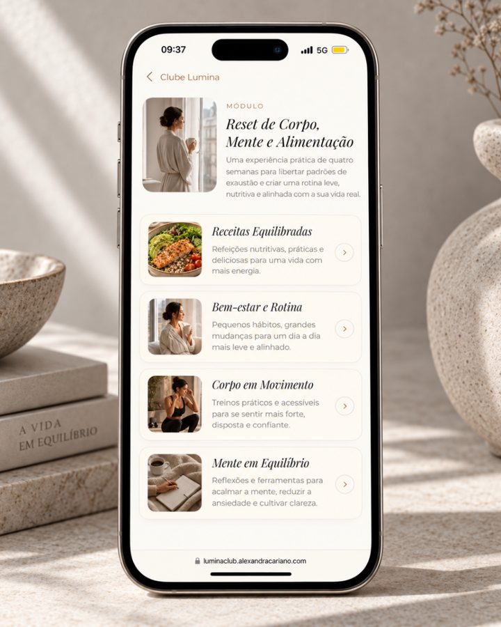 Reset de Corpo, Mente e Alimentação