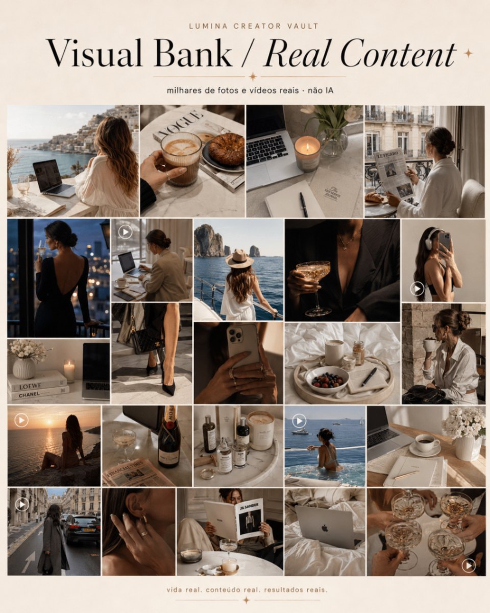 Visual Bank — conteúdo real